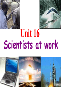 高一英语课件Scientistsatworkgrammar高一英语课件