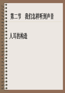 我们怎样听到声音PPT