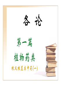 根和根茎类中药1