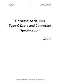 USB-Type-C-3.1协会规范1.0