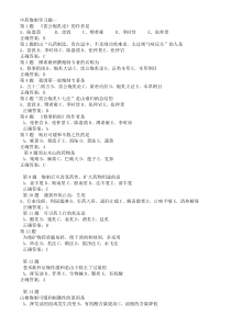 中药炮制学习题(附答案)