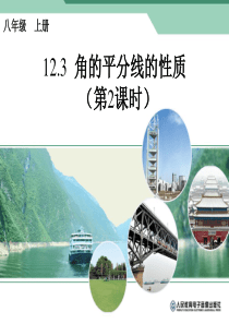2013版人教八年级12.3 角的平分线的性质(第2课时)