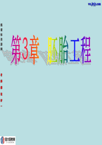 生物：第3章--胚胎工程---课件(浙科版选修3)