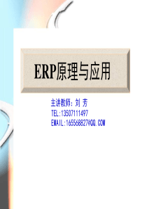 1第一章ERP概述
