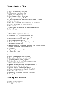 出国留学英语--校园生活