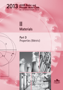 ASME锅炉及压力容器规范第II卷D篇2013英文版性能公制