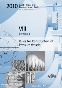 ASME锅炉及压力容器规范第VIII1卷2010英文版压力容器建造规则