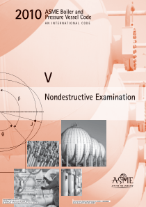 ASME锅炉及压力容器规范第V卷2010英文版无损检测