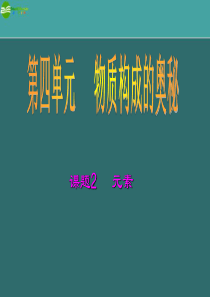 双语学校九年级化学 课题2 元素课件 人教新课标版