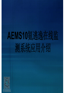 AEMS10氨逃逸在线监系统应用介绍