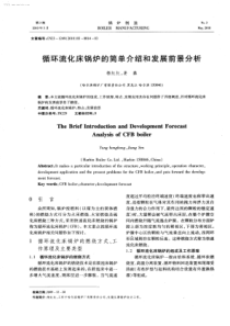 循环流化床锅炉的简单介绍和发展前景分析