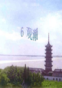 课堂教学课件1观潮语文S版语文四年级上册教学课件ppt