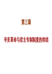 第三章辛亥革命与君主专制制度的终结_2
