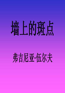 高三语文墙上的斑点3高三语文课件