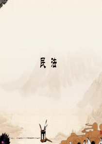 第29-30讲民法原则与基本制度