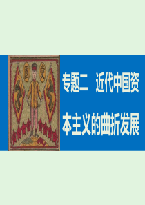 高中历史人民版必修二专题二近代中国资本主义的曲折发展3课件
