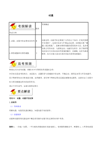 2020高考物理二轮复习专题07动量讲含解析