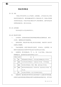 绩效管理制度(1)