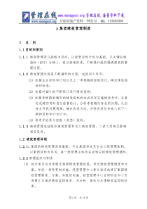 绩效管理制度-人力资源