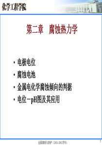 金属腐蚀与防护课件  第二章 腐蚀热力学