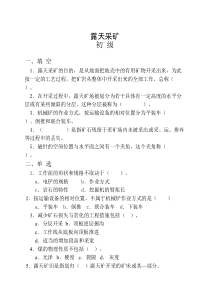 中煤内部考试题