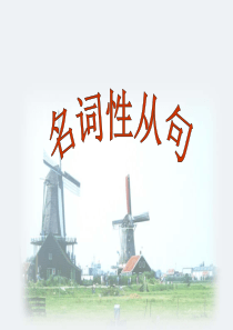 高三英语语法复习课件：名词性从句