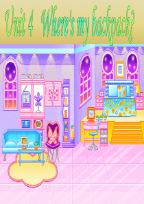 Wheres my backpack ppt