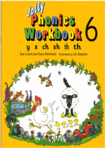 自然拼读-Jolly.Phonics.Workbook.6-[y-x-ch-sh-th]