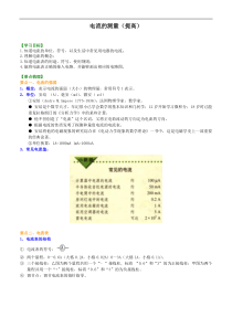 初中九年级物理电流的测量提高知识讲解