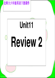 北师大版一起小学英语六年级下册unit11Review2PPT课件8