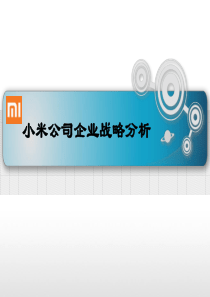 企业战略分析―以小米公司为例