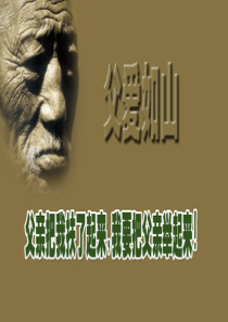父亲节-班会课课件