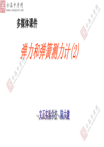 人教版 九年级《13.1弹力和弹簧测力计》ppt课件2