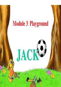 外研社(三年级起)小学英语下册第三模块课件Module 3 Playground