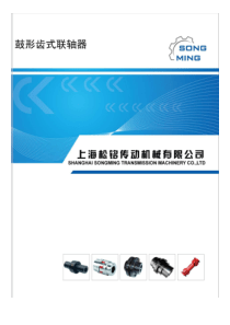鼓形齿式联轴器中英文选型样本