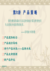 MBA课件营销管理6