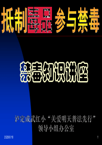 抵制毒品,参与禁毒