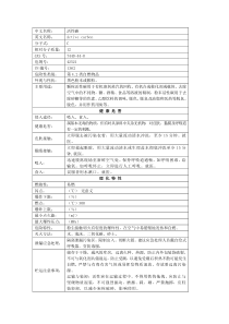 活性碳危害特性表