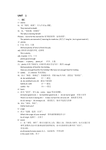 高中英语必修三--重点单词及短语