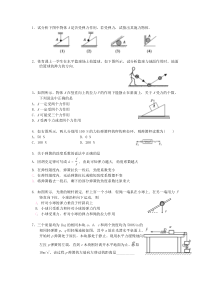 初中物理受力分析题
