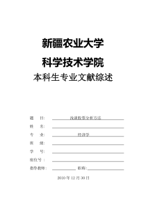 股票论文文献