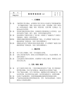 销售管理制度（Ａ）