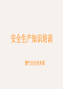 燃气安全知识培训