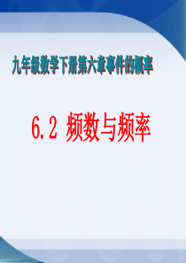 《频数与频率》PPT课件