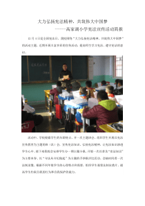 高家湖小学宪法宣传活动简报