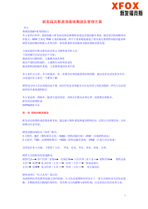 新发销售团队管理方案