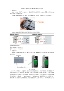 S71200--CB1241-modbus-RTU模块应用