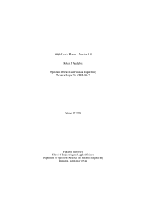 LOQO User’s Manual - Version 4.05