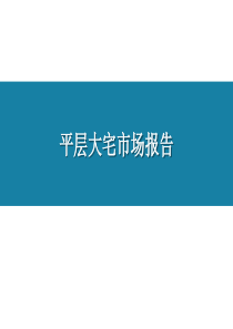 平层大宅市场报告