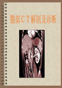 腹部CT解剖及常见疾病CT诊断